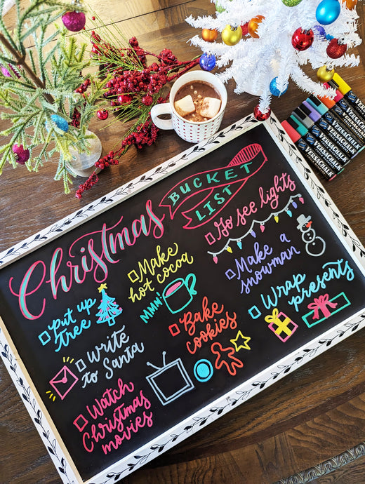 Chalkboard Advent Calendar Ideas for the Family