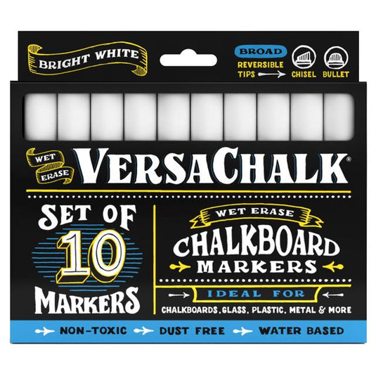 WHITE CHALK MARKERS
