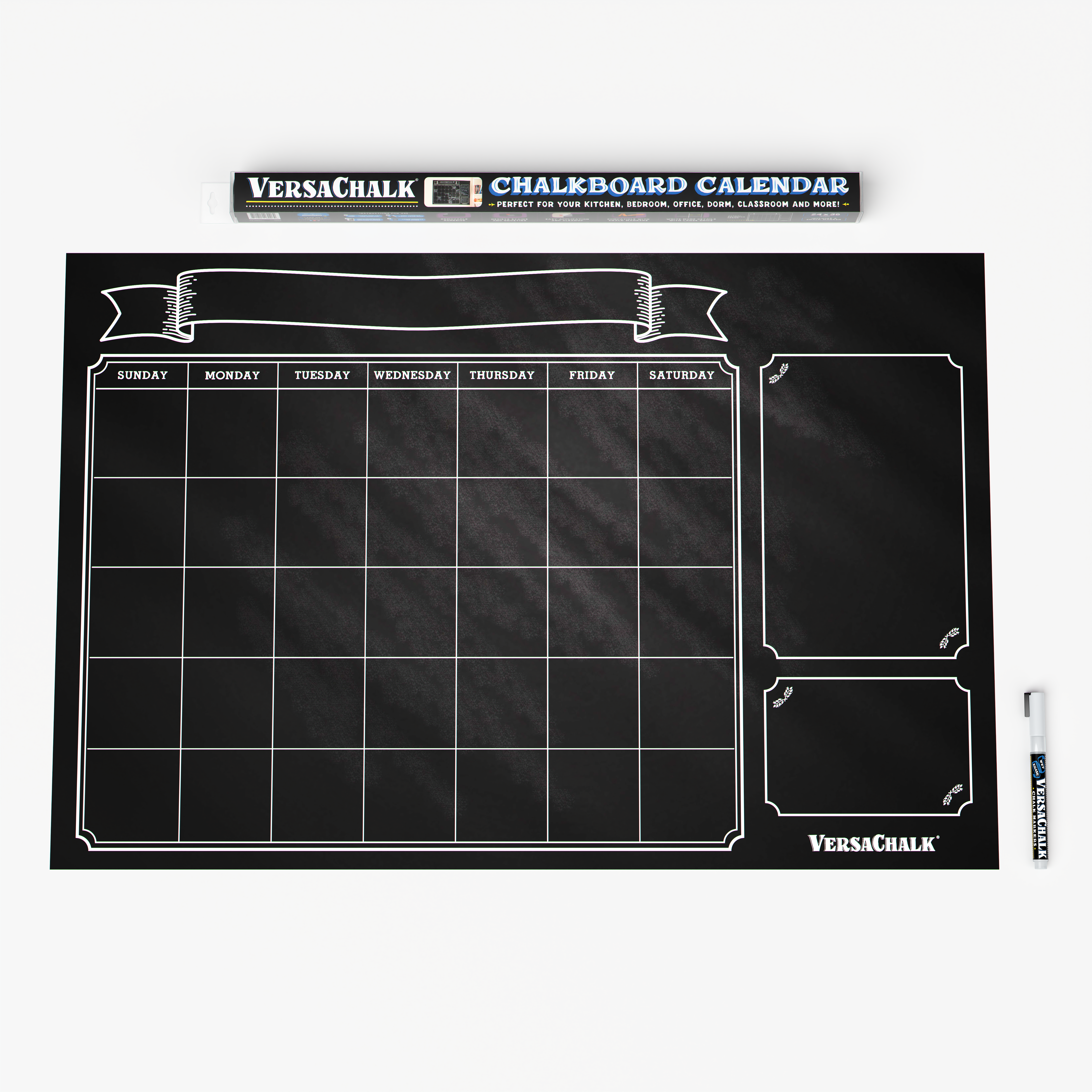 Vintage Chalkboard Wall Calendar (FREE Chalk Marker!)