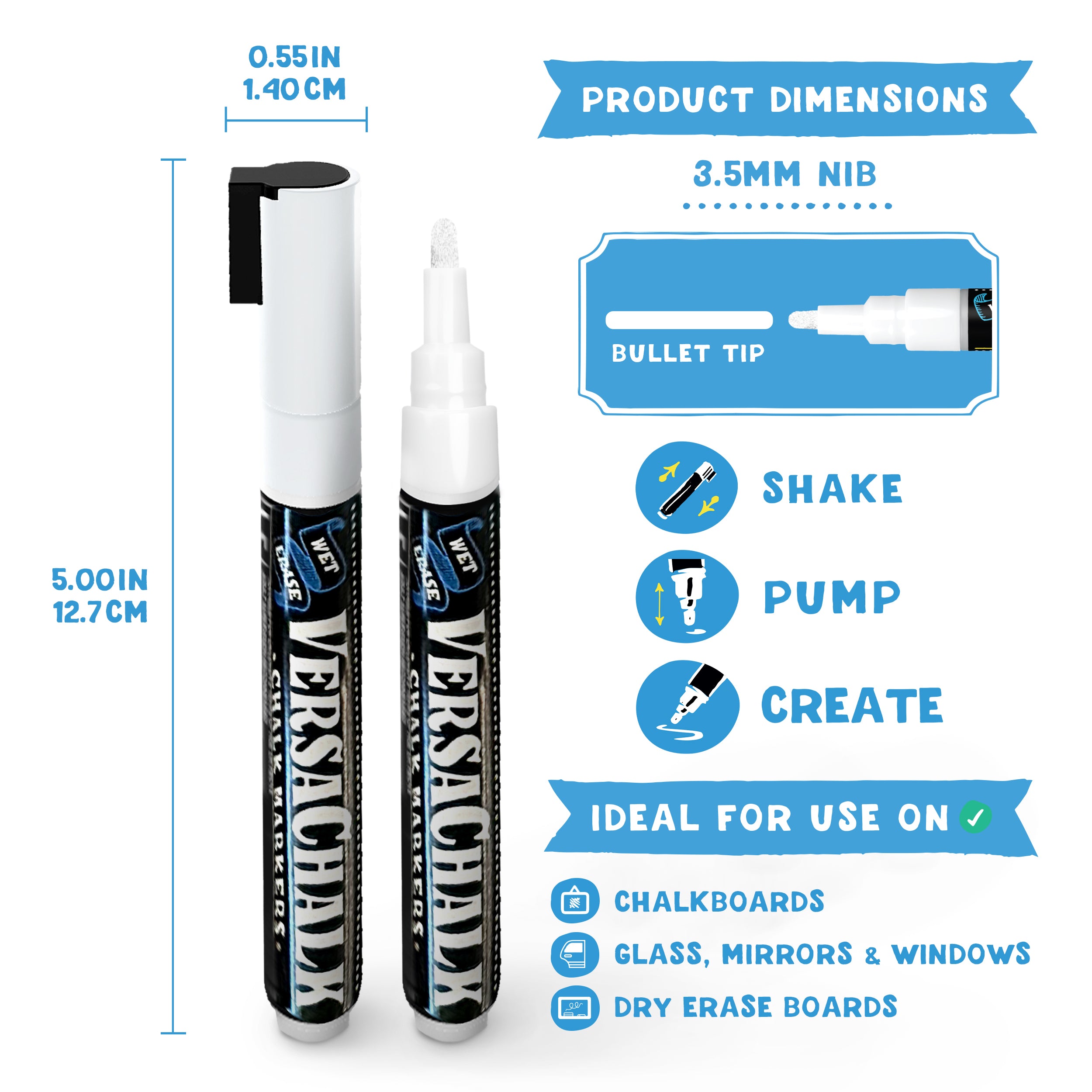 White Chalk Marker