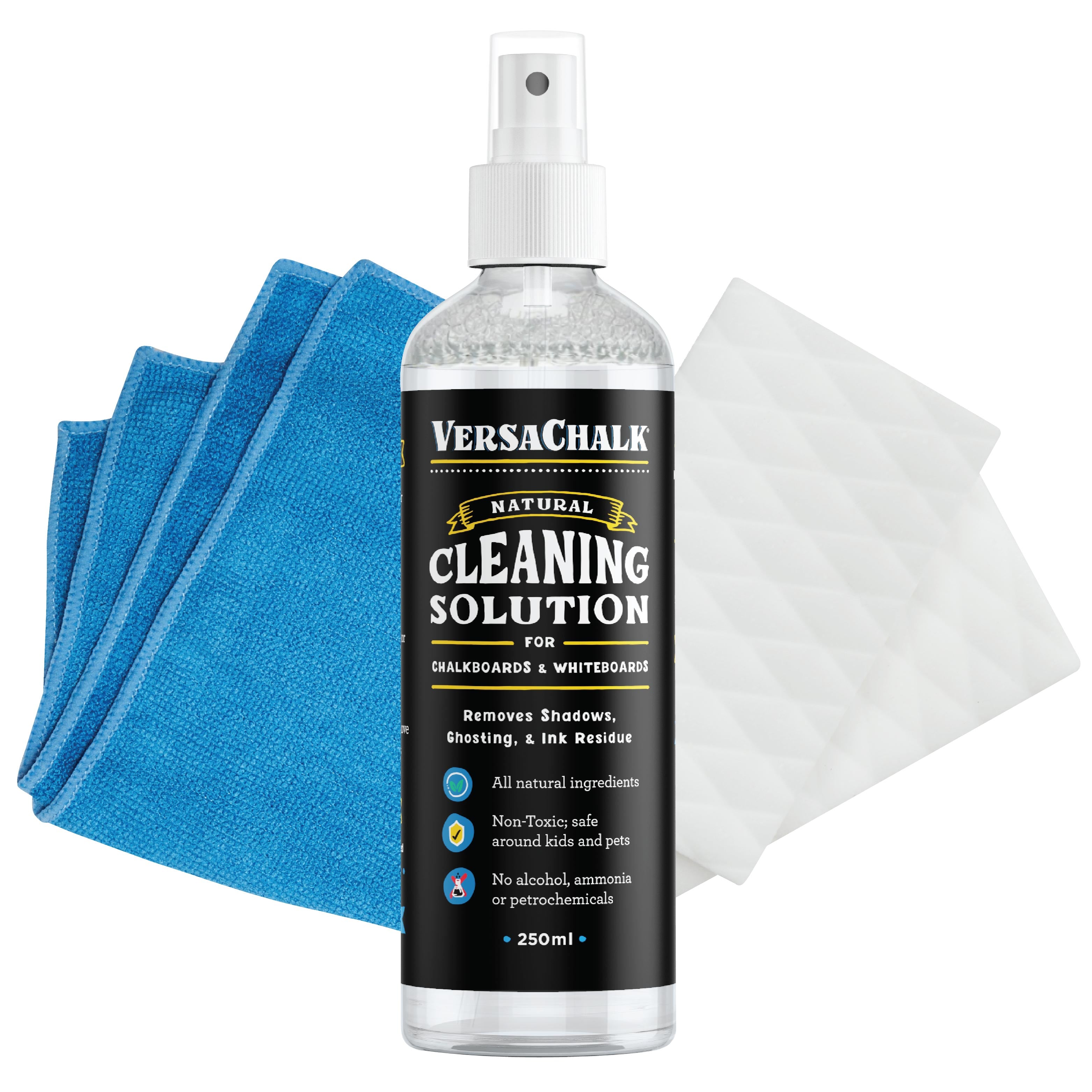 Chalkboard Cleaner & Eraser Kit, 250mL