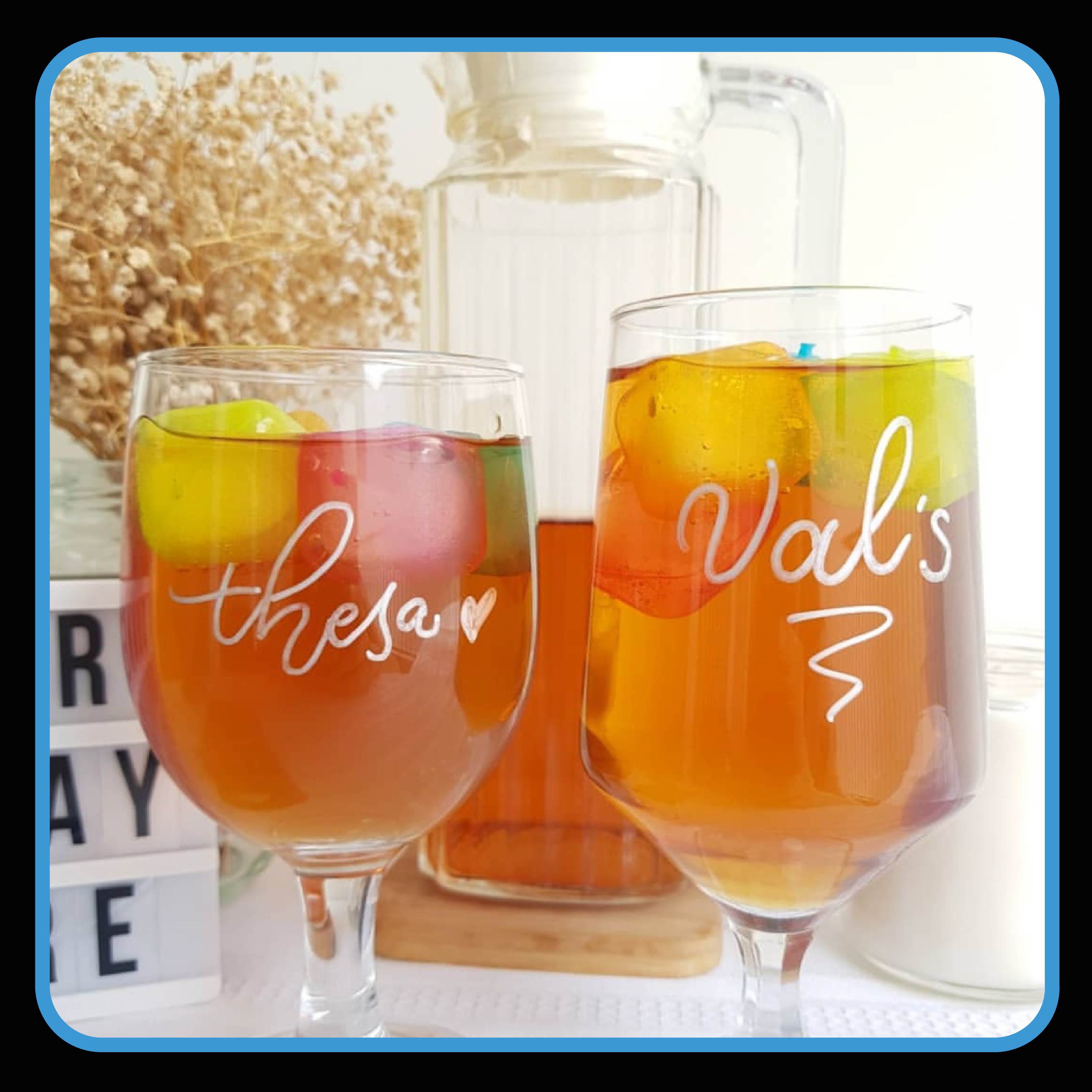 Wine Glass Markers, 6/set