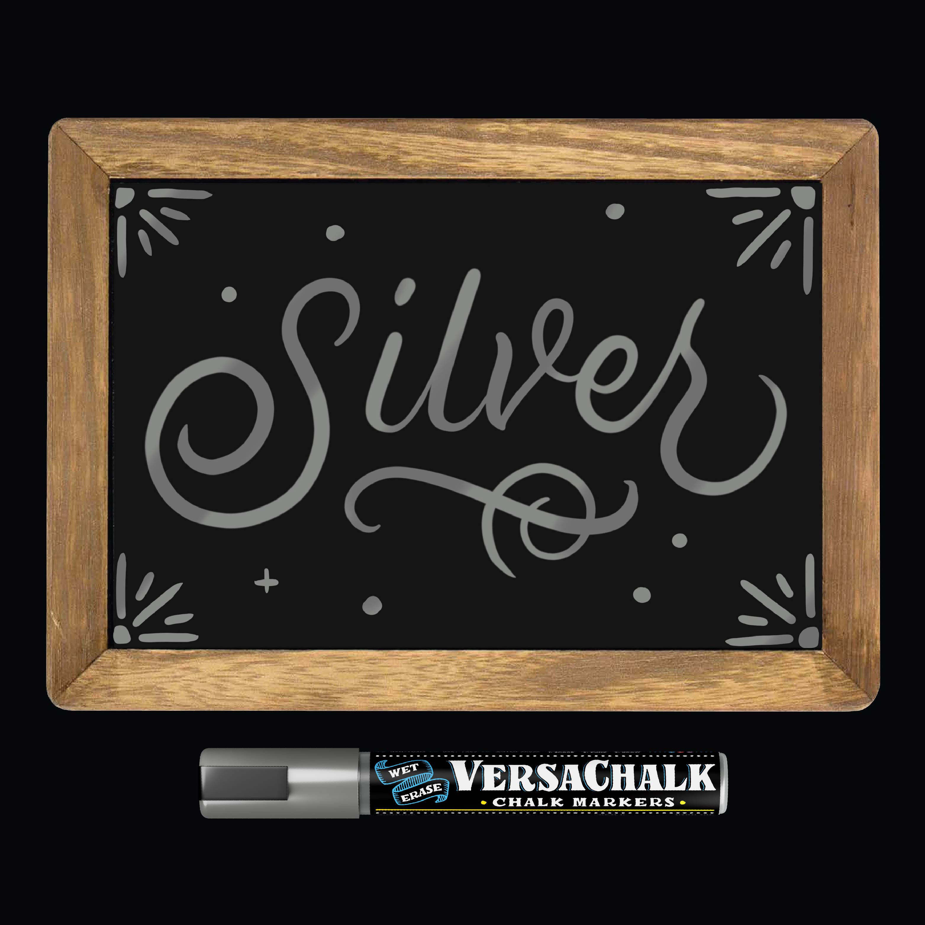 Silver Chalk Marker