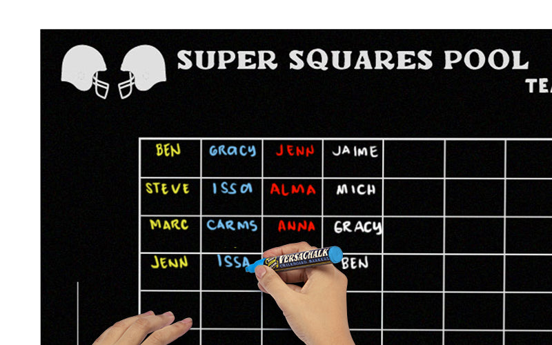 Super Bowl Squares Wall Decal