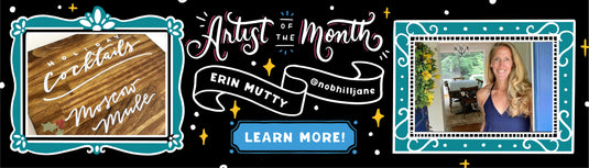 August Artist of the Month: Erin Mutty | @nobhilljane