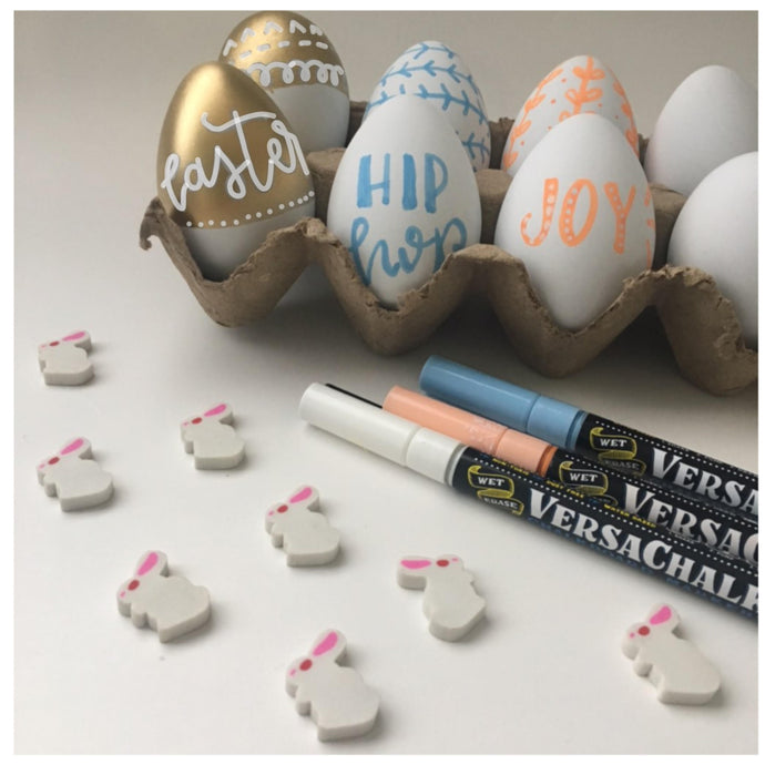 How to Decorate Easter Eggs with Chalk Markers