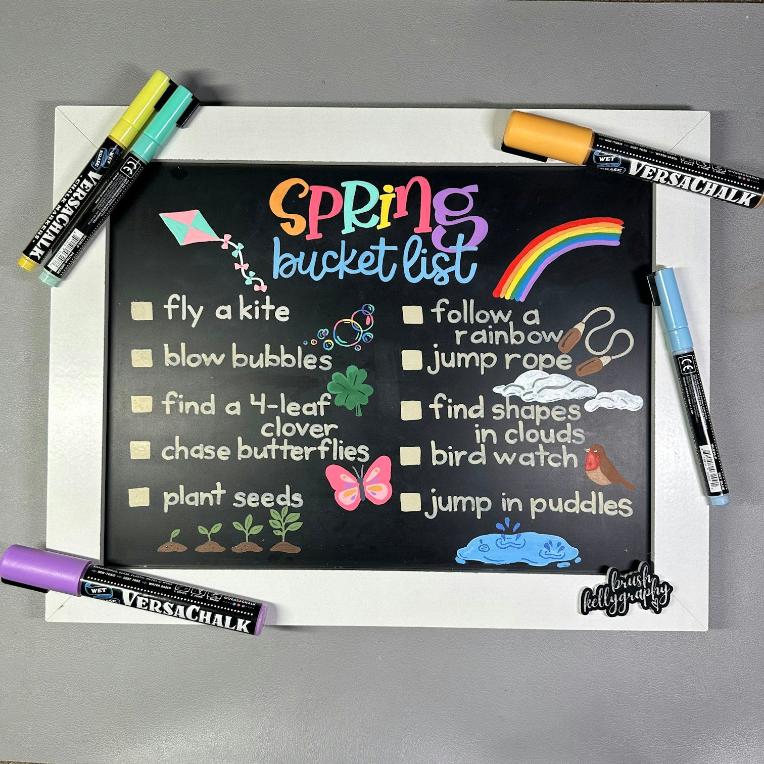 Spring Break Chalkboard Bucket List! – VersaChalk