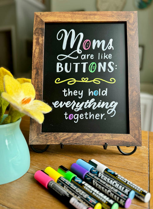 Mother's Day Artsy Surprise for "Chalkboard Moms"