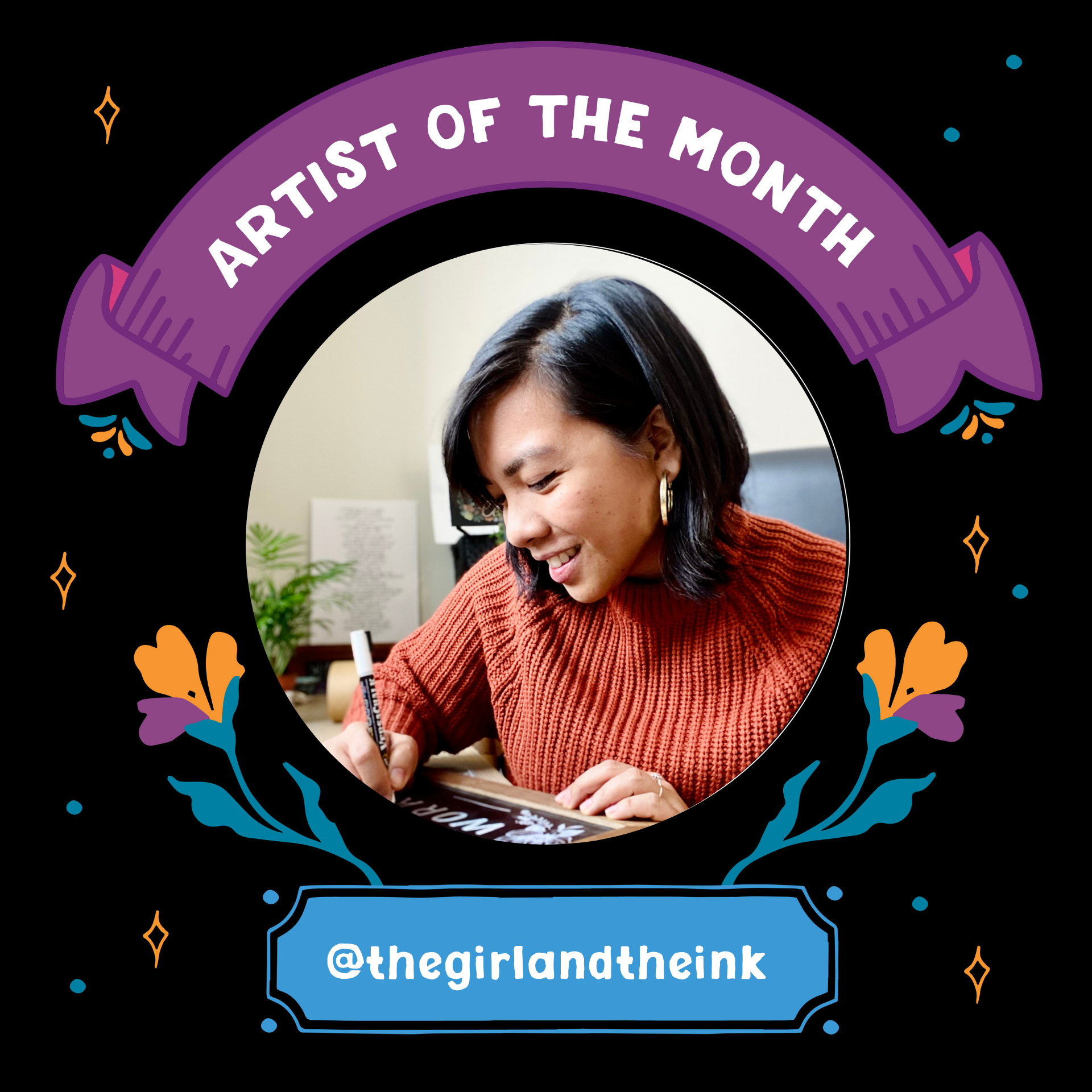 December Artist of the Month: @thegirlandtheink