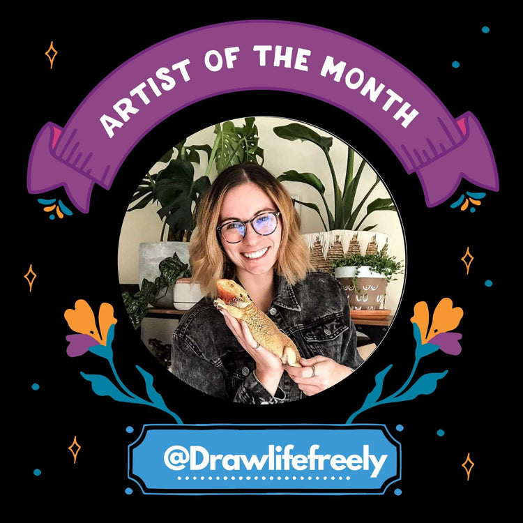 May Artist of the Month: Drawlifefreely