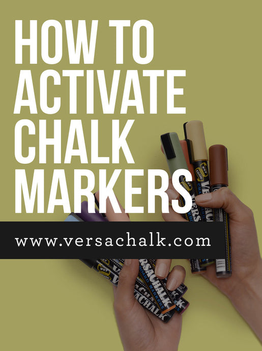How to Properly Use Chalk Markers