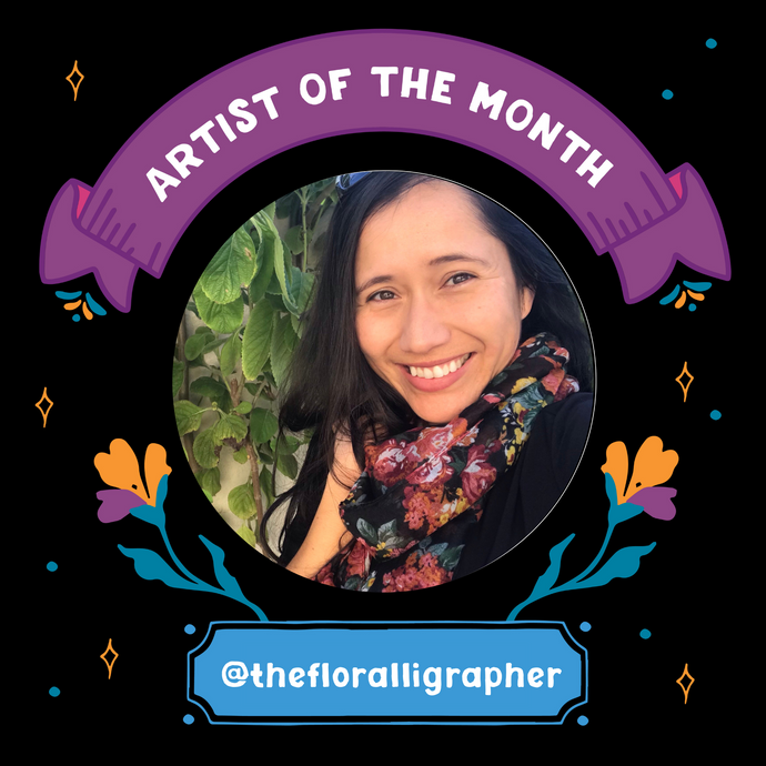March Artist of the Month: @Thefloralligrapher