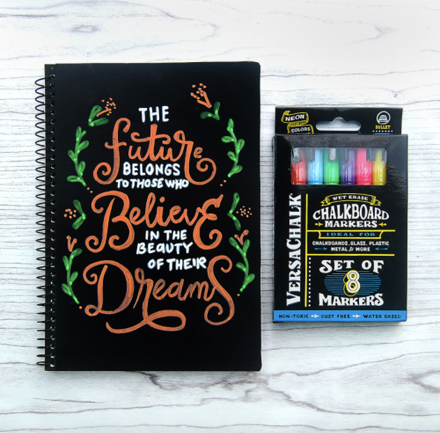 This Fancy Back-to-School DIY Chalkboard Notebook Cover Is Definitely a Stand-Out!