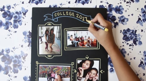 Transform Your Dorm Room with DIY Chalkboard- Inspired Scrapbook Dorm Room Decor