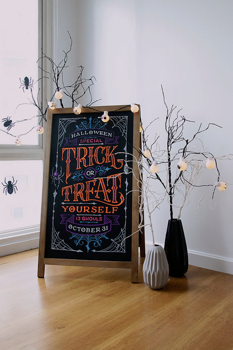 Ultimate DIY Halloween Party Planning With Chalkboards and Chalk Markers