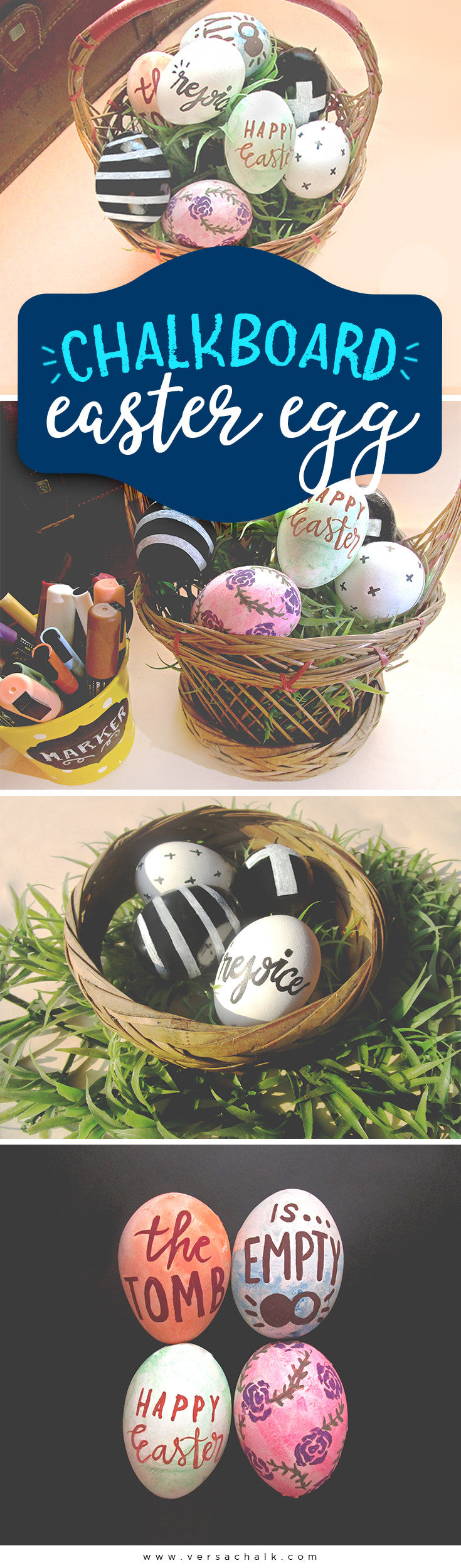 DIY Chalkboard Easter Egg Surprise