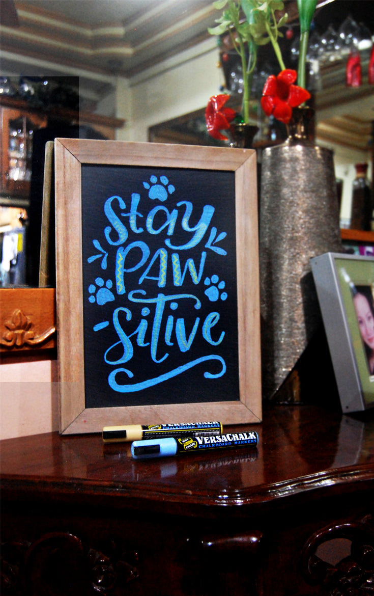 Pawtastic Chalkboard Art For Man's Best Friend During International Dog Month!