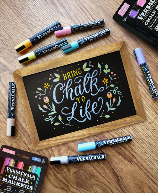 Bring Chalk to Life artwork using VersaChalk Pastel Chalk Markers