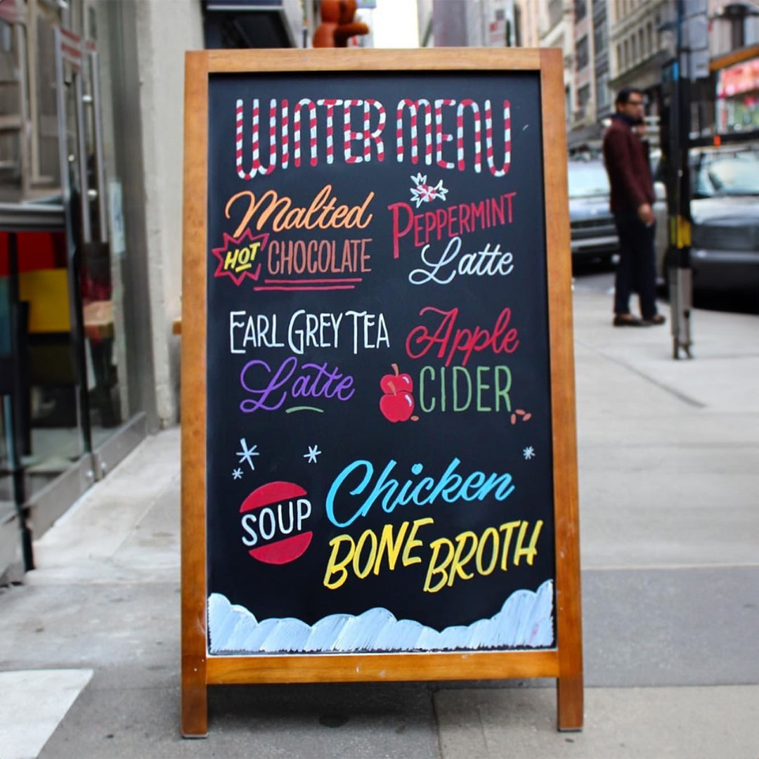 A-Frame Sidewalk Chalkboard