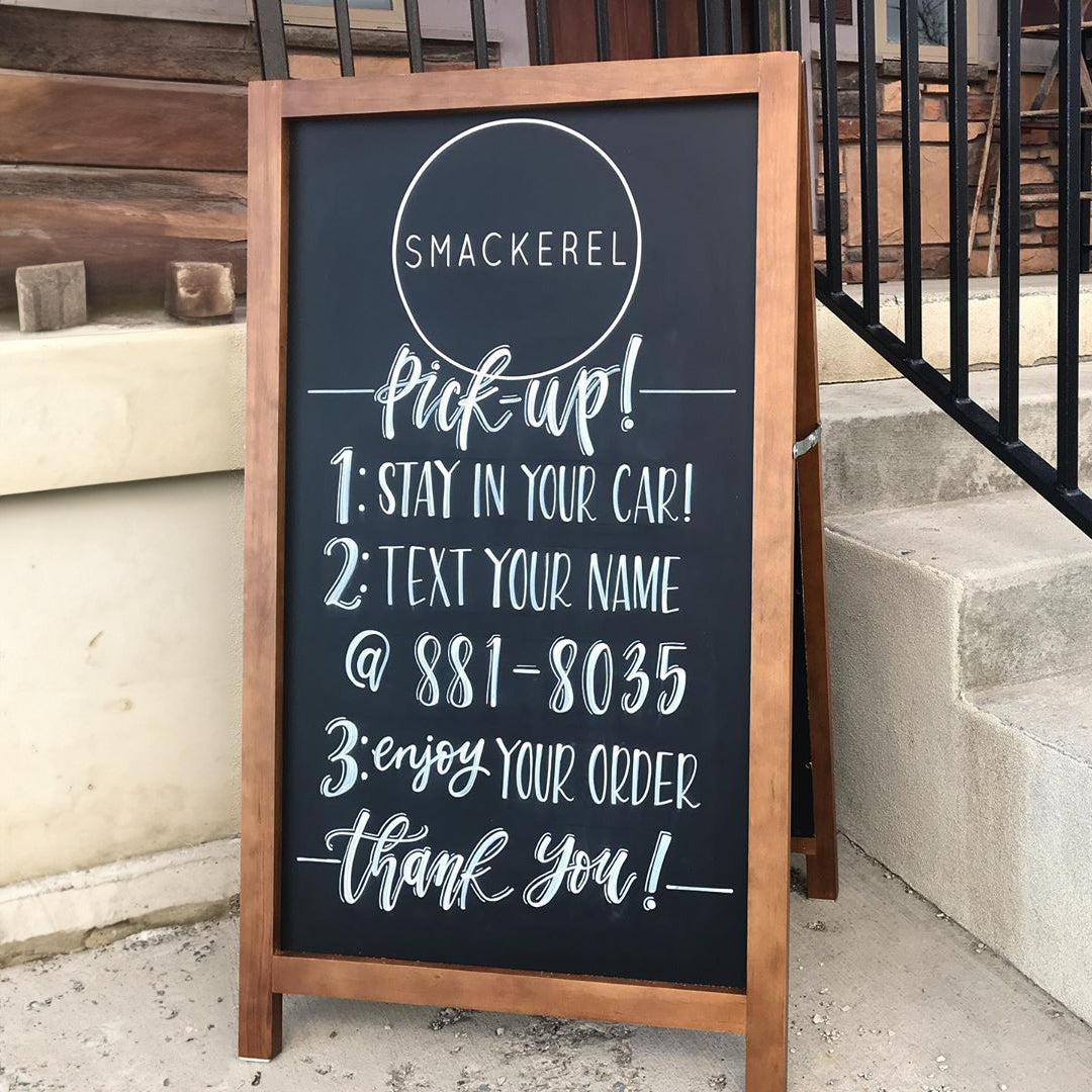 A-Frame Sidewalk Chalkboard