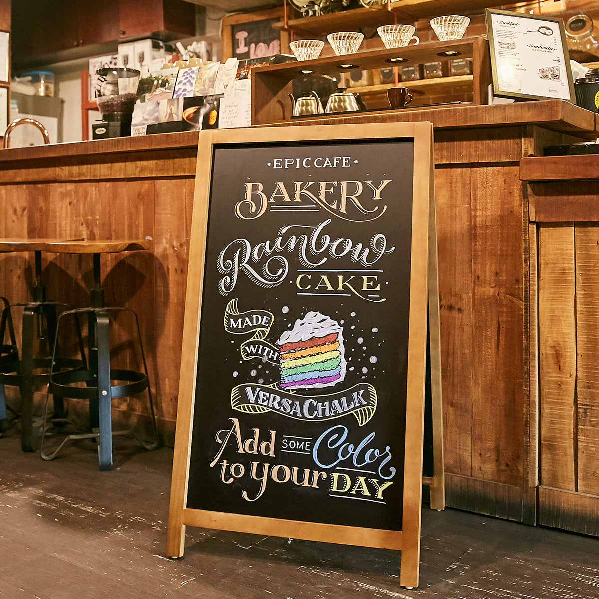 A-Frame Sidewalk Chalkboard