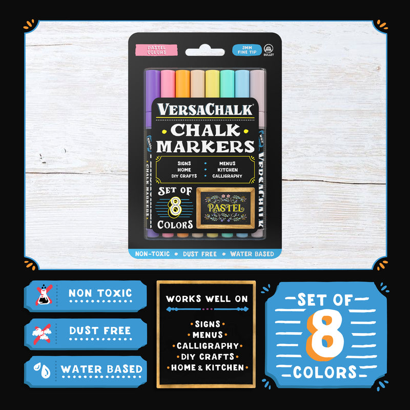 Load image into Gallery viewer, Pastel Liquid Chalk Markers
