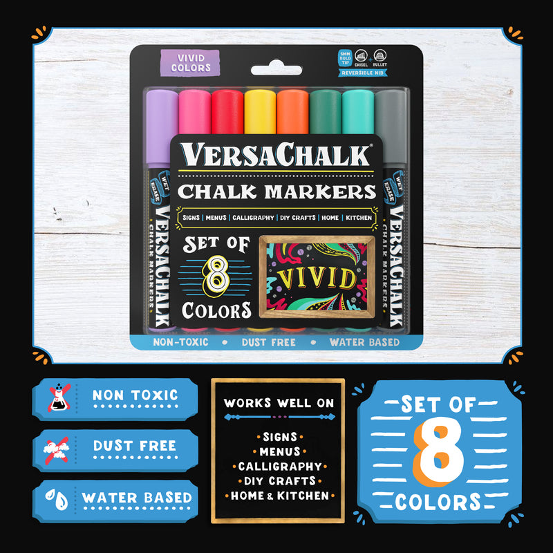 Vivid Liquid Chalk Markers