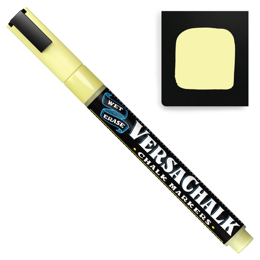 High-Vis Yellow Enamel Paint Pen on Dark Dry Bags
