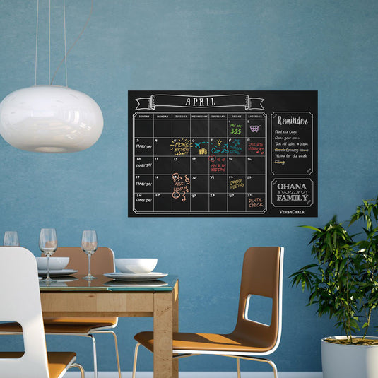 Classic Chalkboard Wall Calendar