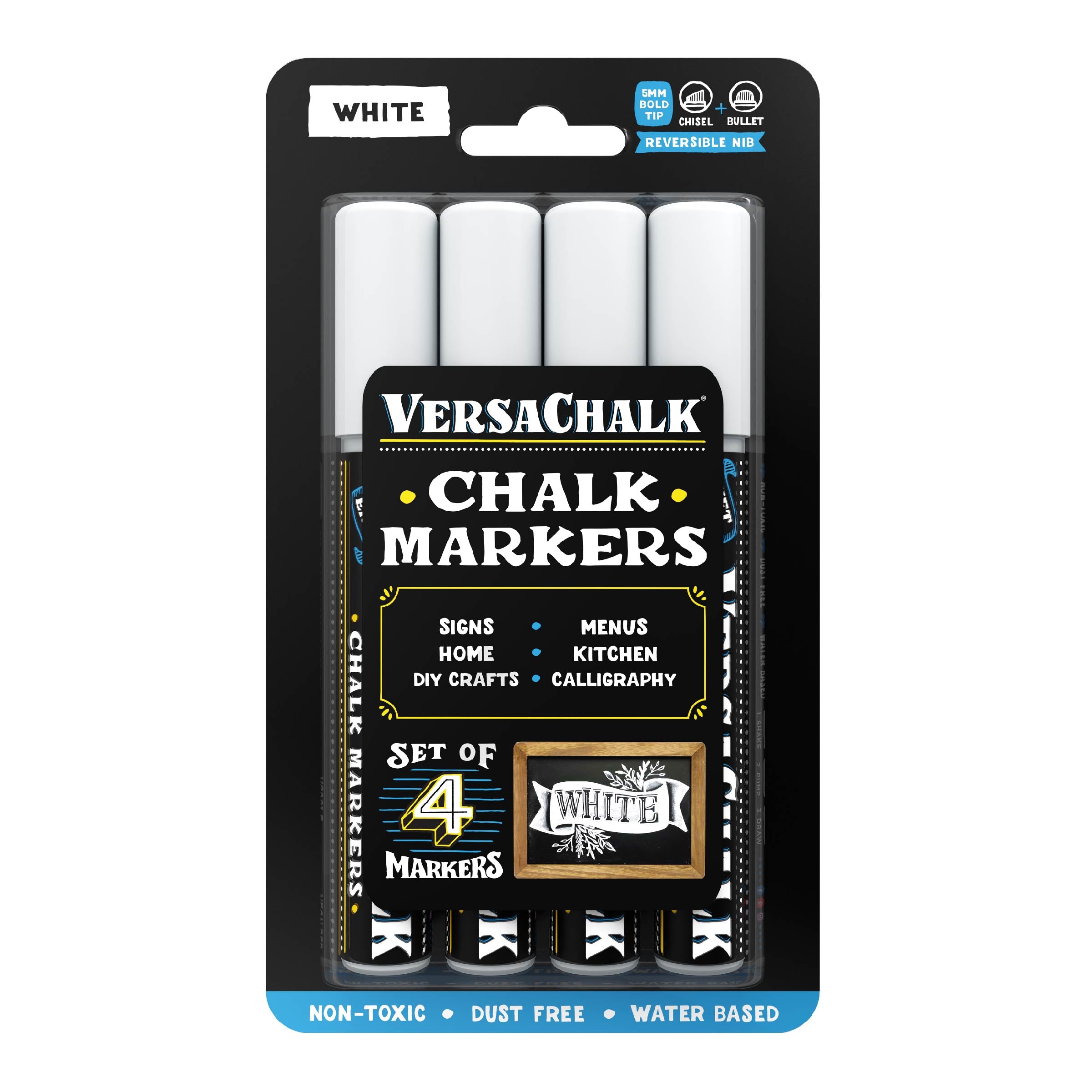 Versachalk Classic Liquid Chalk Markers, Set of 10 - 3mm Tip