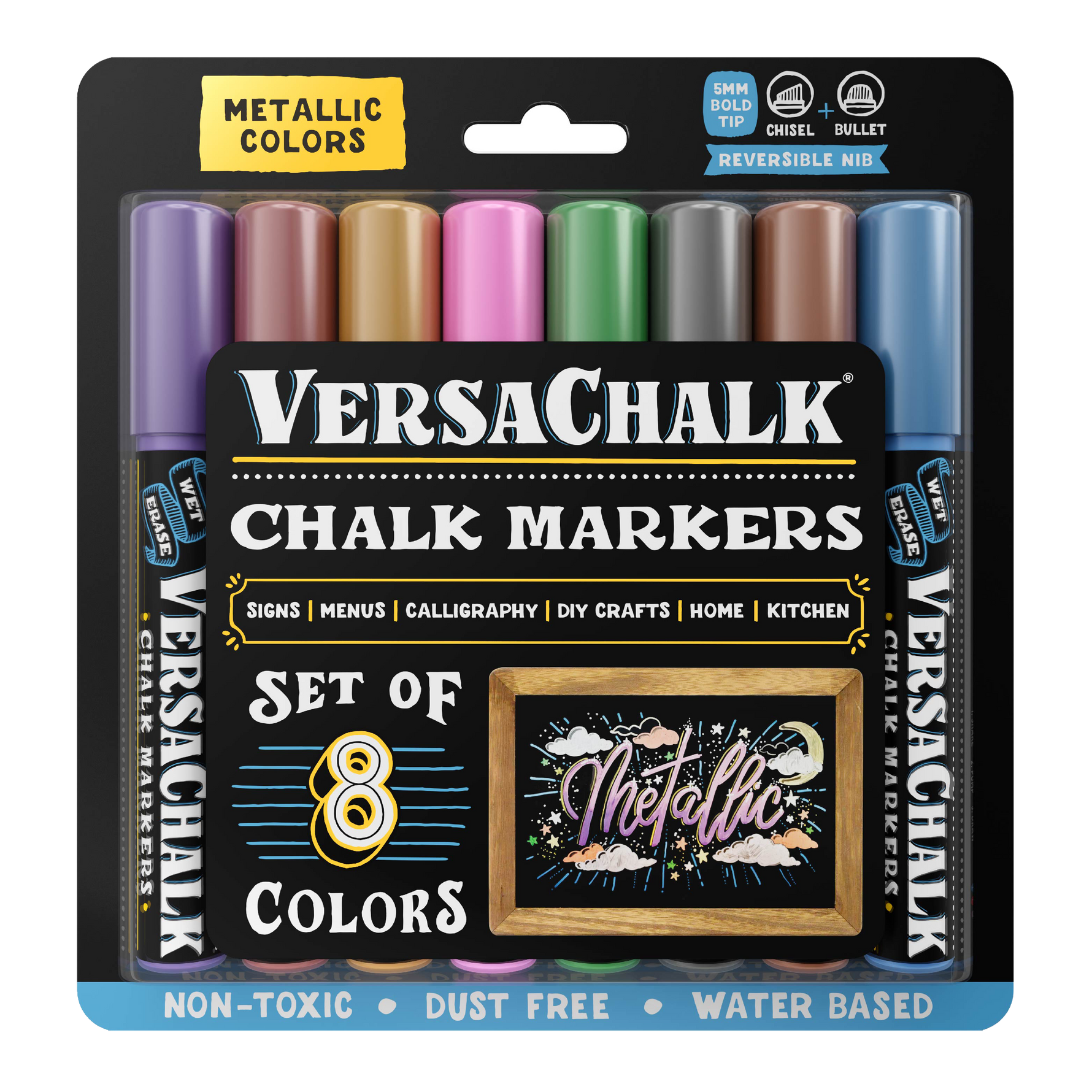 VersaChalk Metallic Liquid Chalk Markers