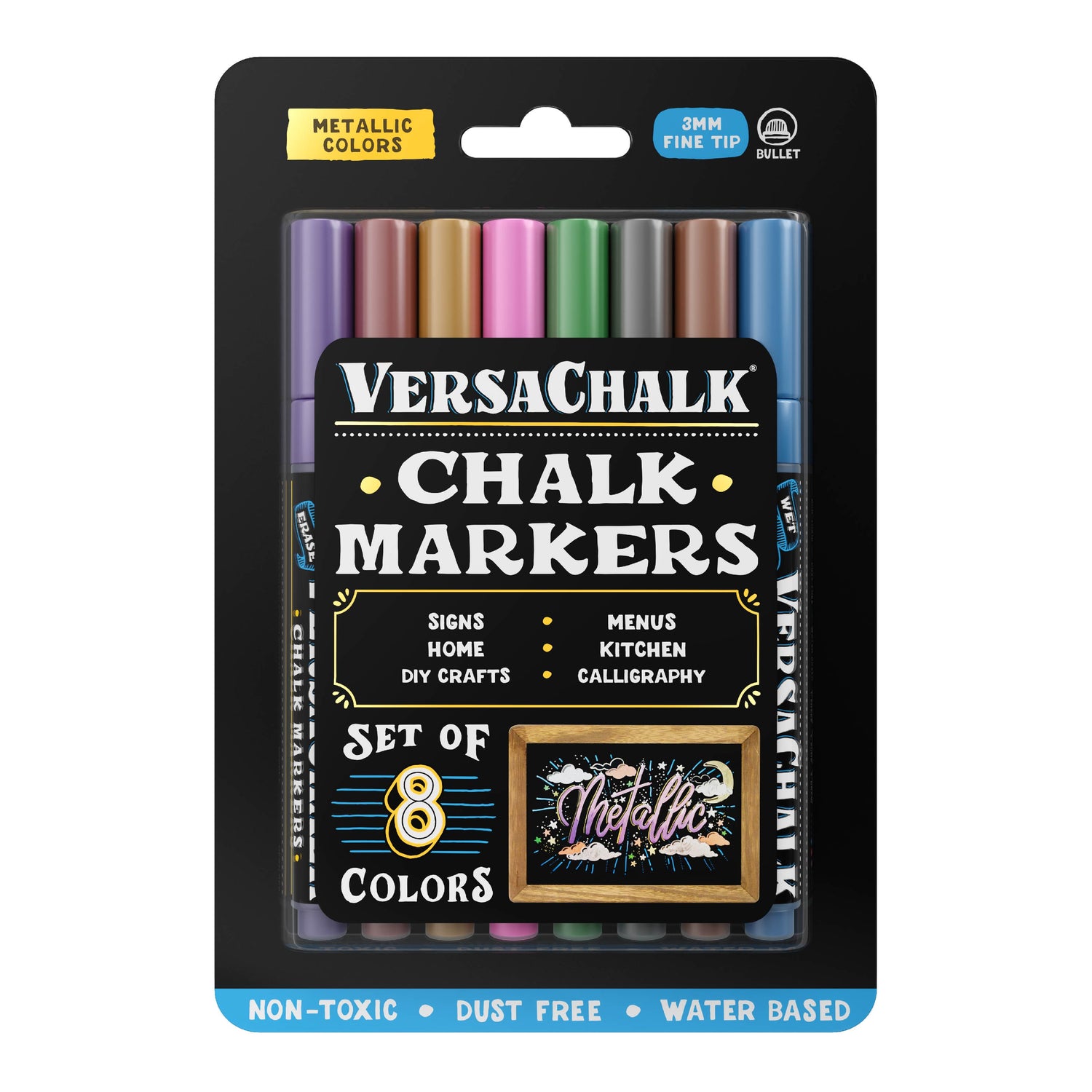 VersaChalk Metallic Liquid Chalk Markers