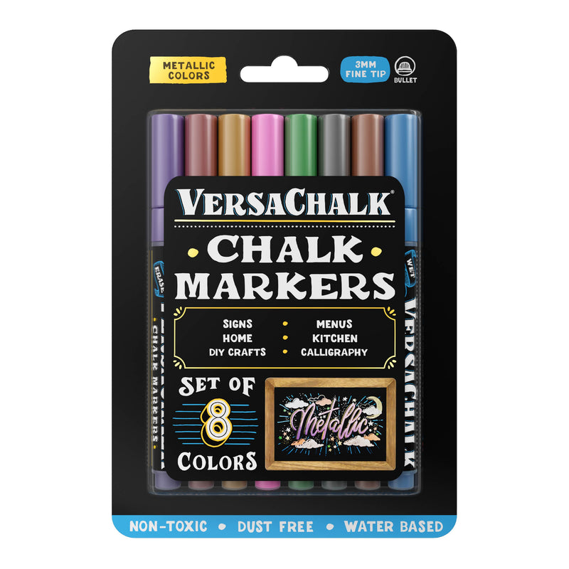 Metallic Chalk Markers Set 6 –