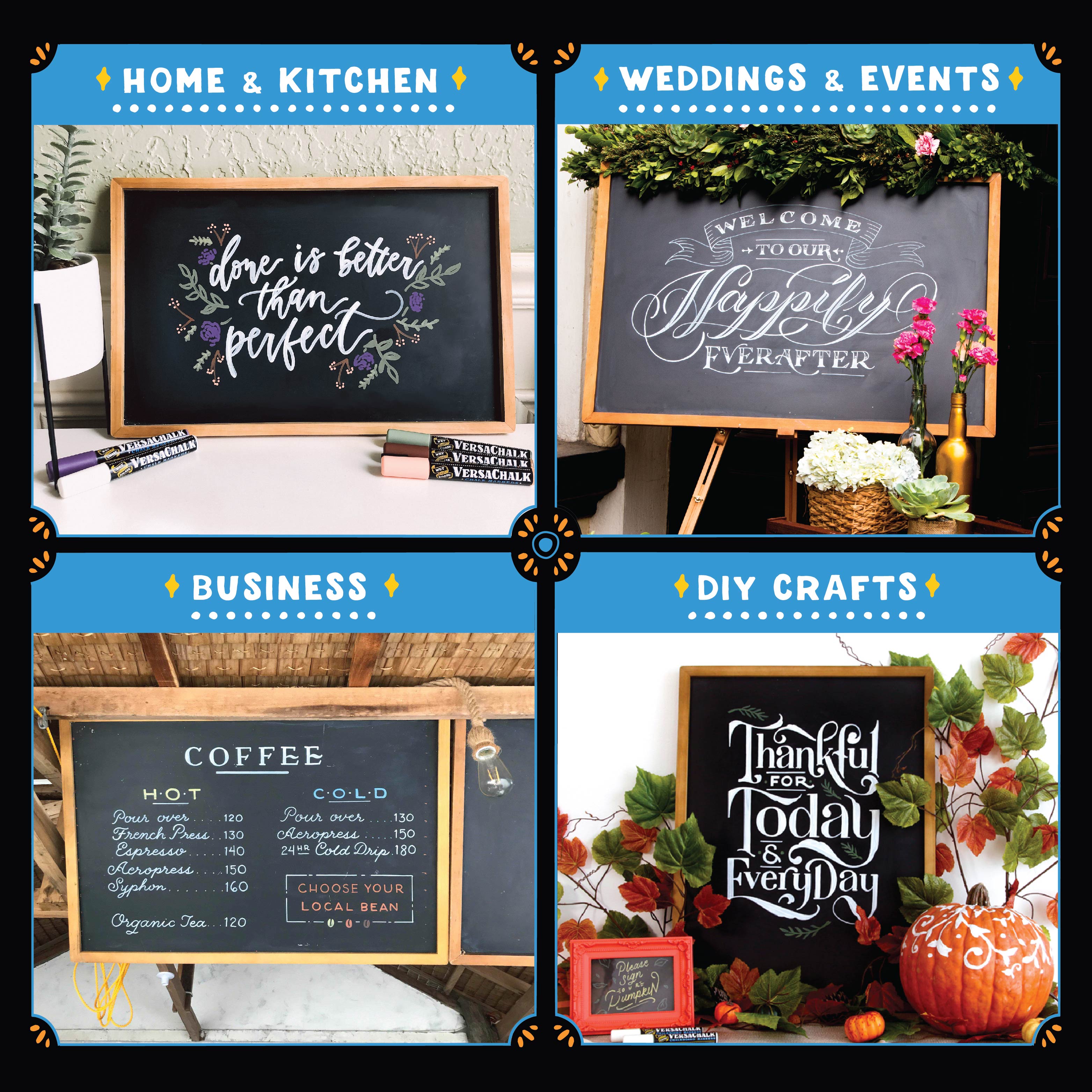 Wood Framed Chalkboard