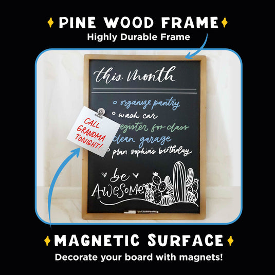 Wood Framed Chalkboard